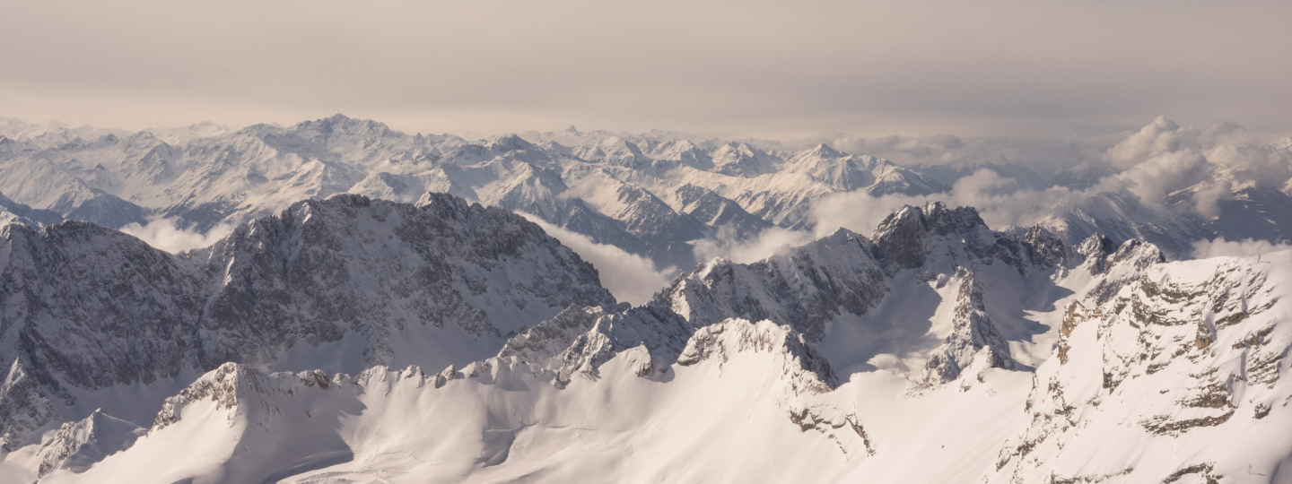 Bergpanorama der Zugspitze