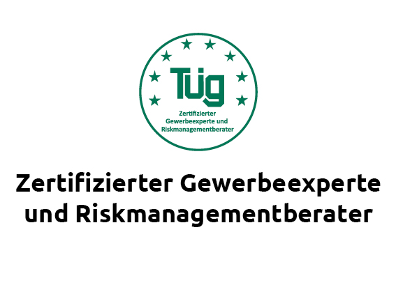 Siegel: Zertifizierter Gewerbeexperte und Riskmanagementberater