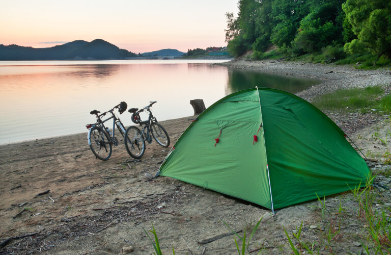 Fahrradversicherung Camping