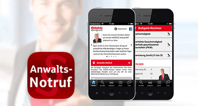 zur Anwaltsnotruf-App