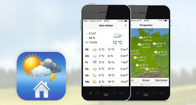 zur MehrWetter-App