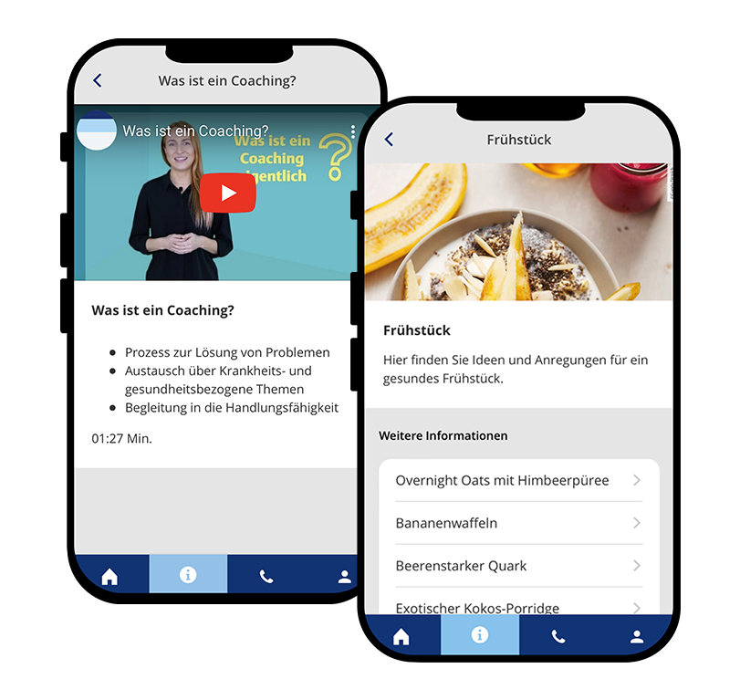 Screenshot Ernaehrungs- und Aktivcoach