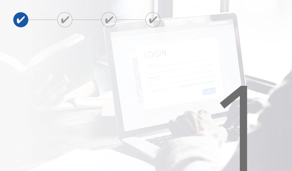 eHealth Registrierung Schritt 1