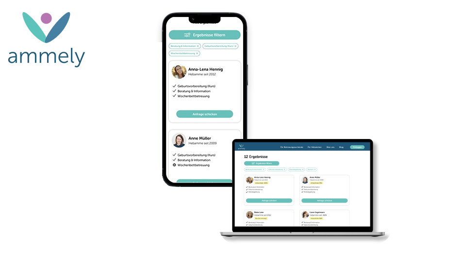 Hebammen-App ammeyl Visual
