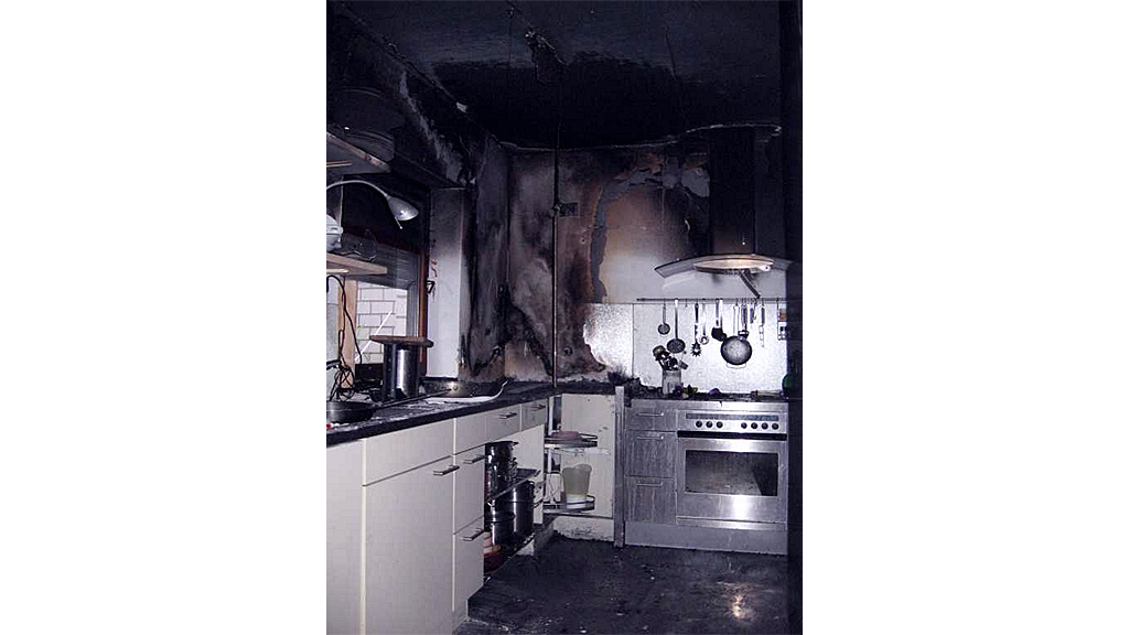Schadenbild Küchenbrand