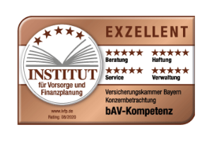 bAV-Kompetenz-Rating - Exzellent beim Instituts für Vorsorge- und Finanzplanung