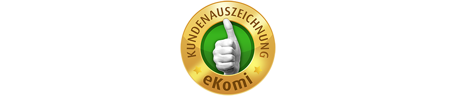 Siegel Kundenauszeichnung eKomi