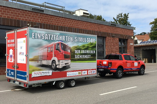 Einsatzfahrten-Simulator der Versicherungskammer Bayern