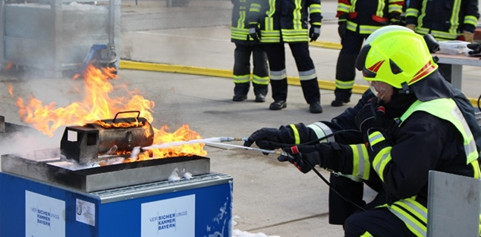 Schaumtrainer Simulation der Versicherungskammer Bayern