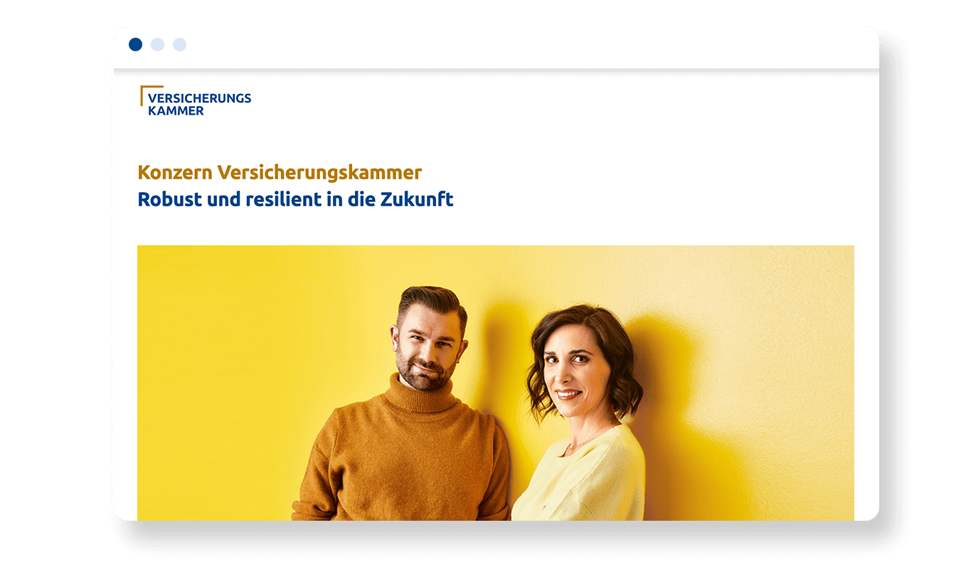 Geschäftsbericht Konzern Versicherungskammer