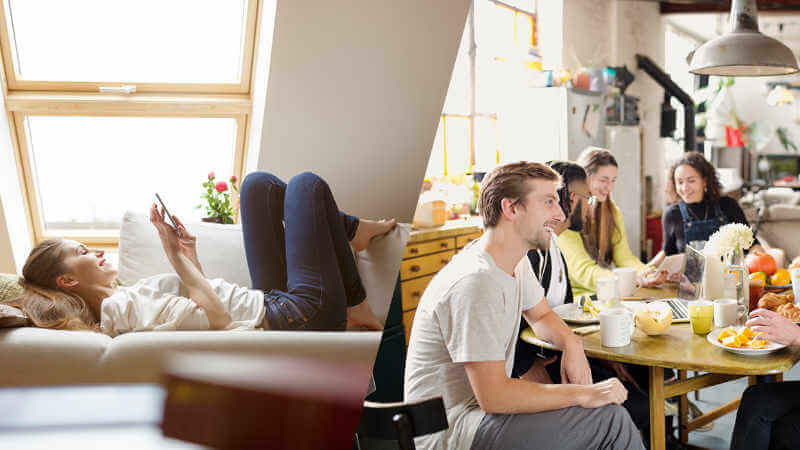Studentenwohnung WG oder eigene Wohnung