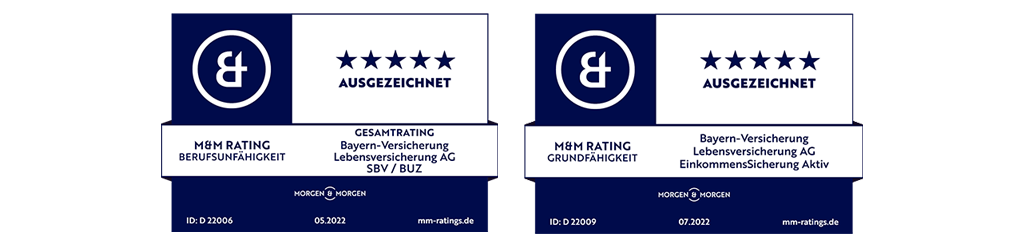 Siegel Grundfaehigkeitsversicherung und Berufsunfaehigkeitsversicherung