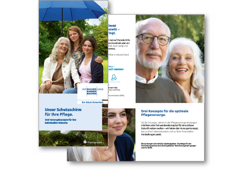 Flyer Pflegevorsorge